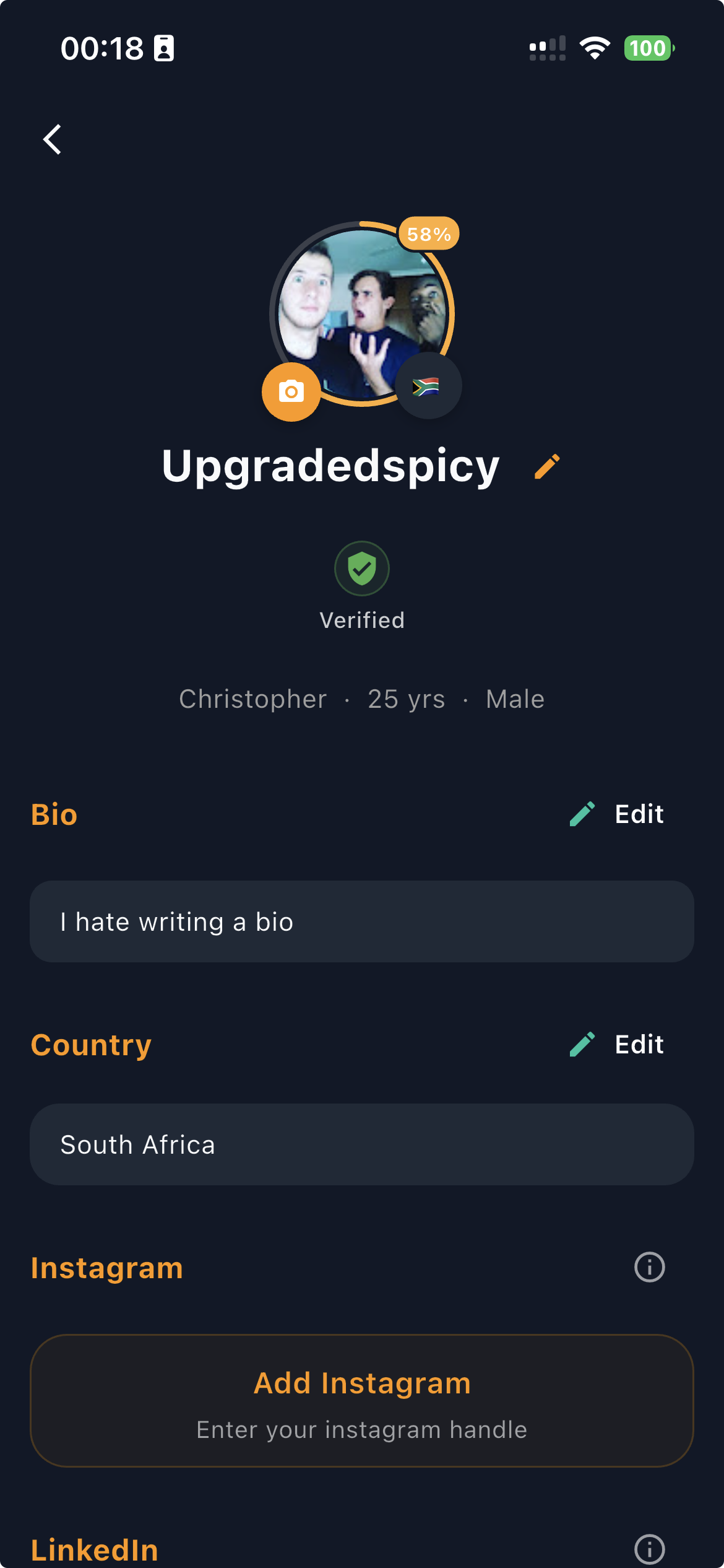 Verified, Safe & Transparent Connections